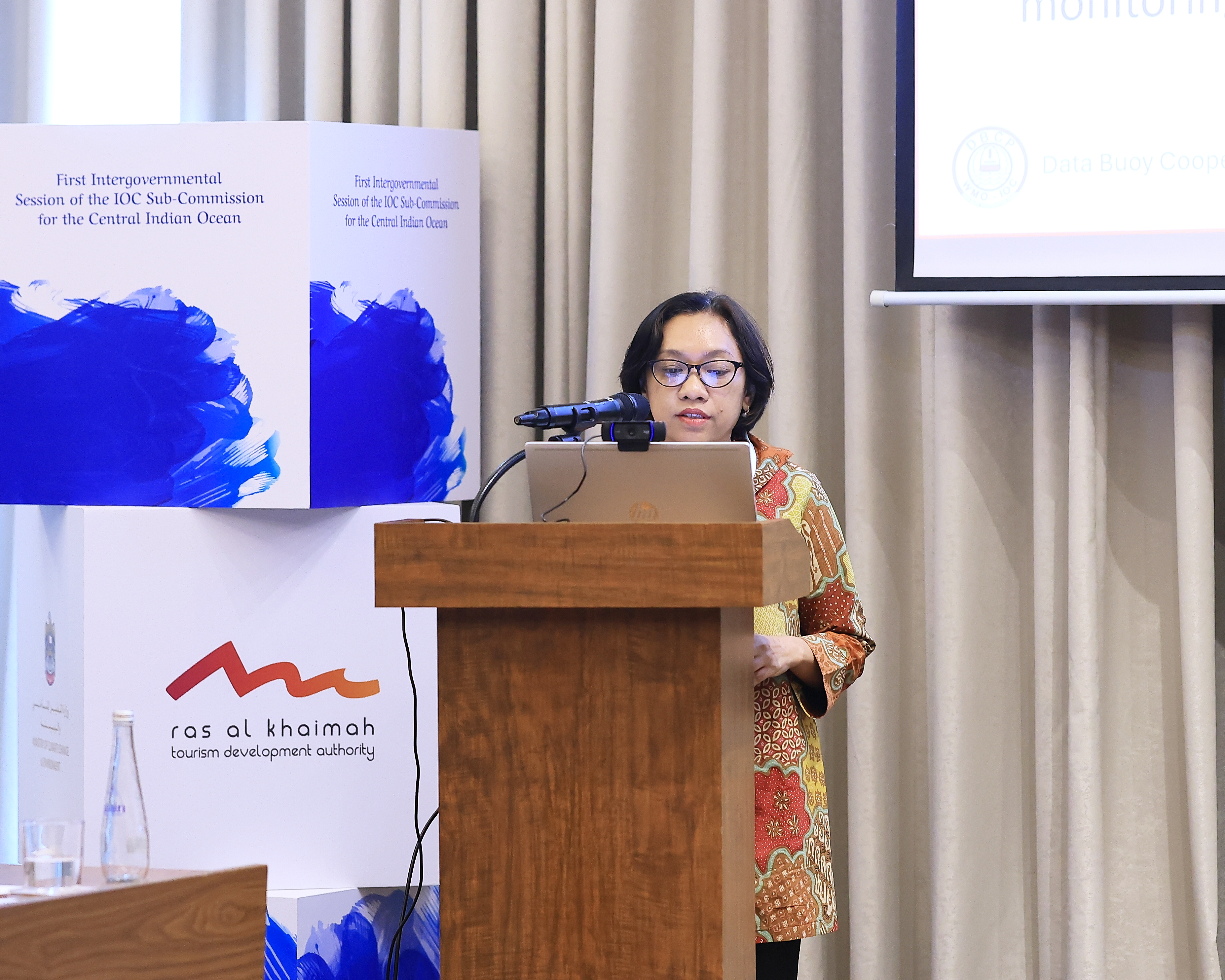 Dr. Nelly Riama, the DBCP Chair, presented at the IOCINDIO-01