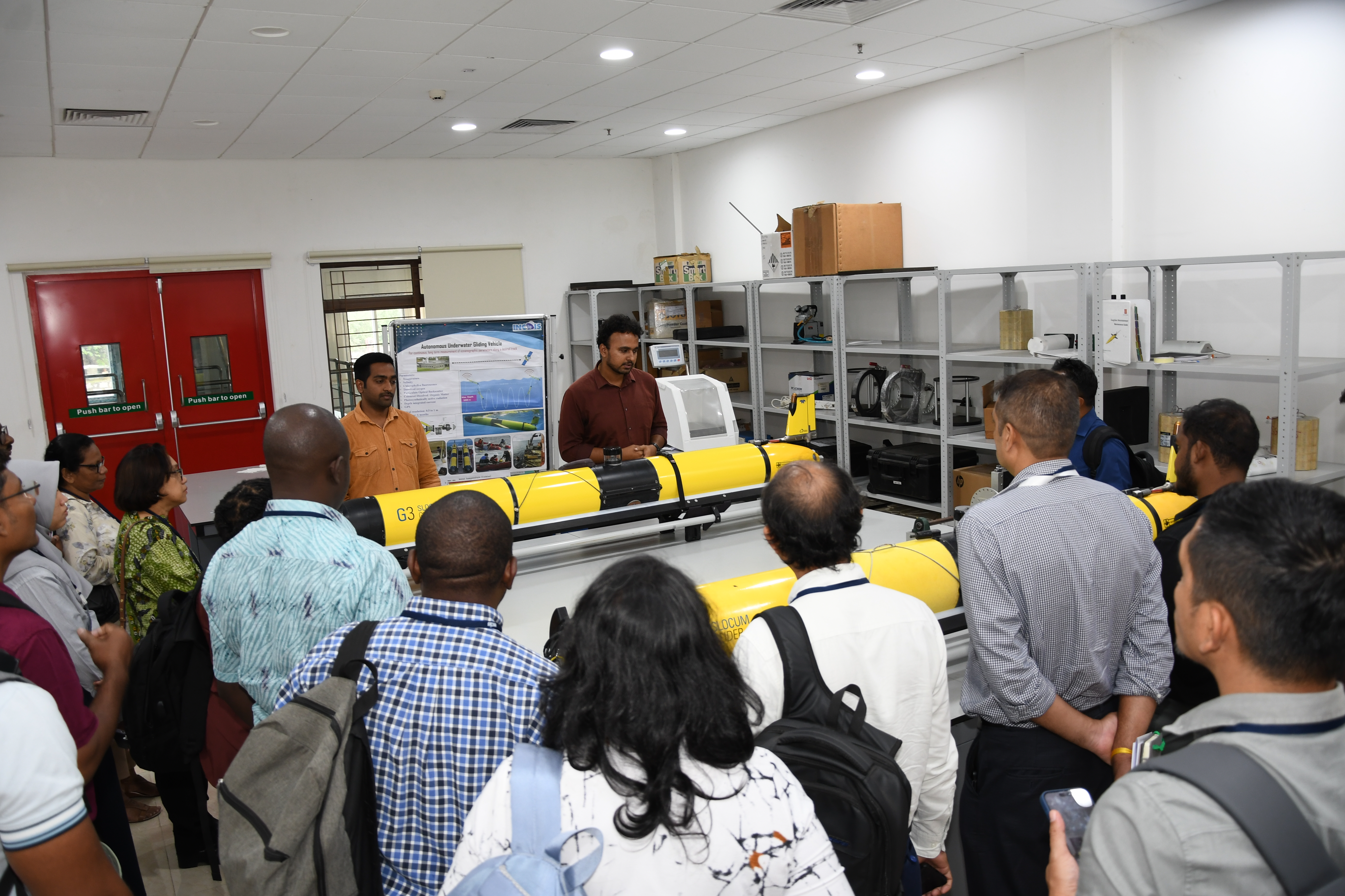 Visit to one of INCOIS facilities