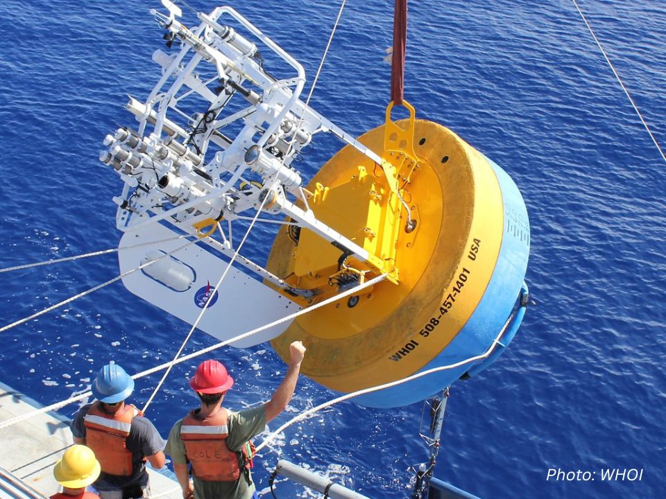 deployment of a moored buoy